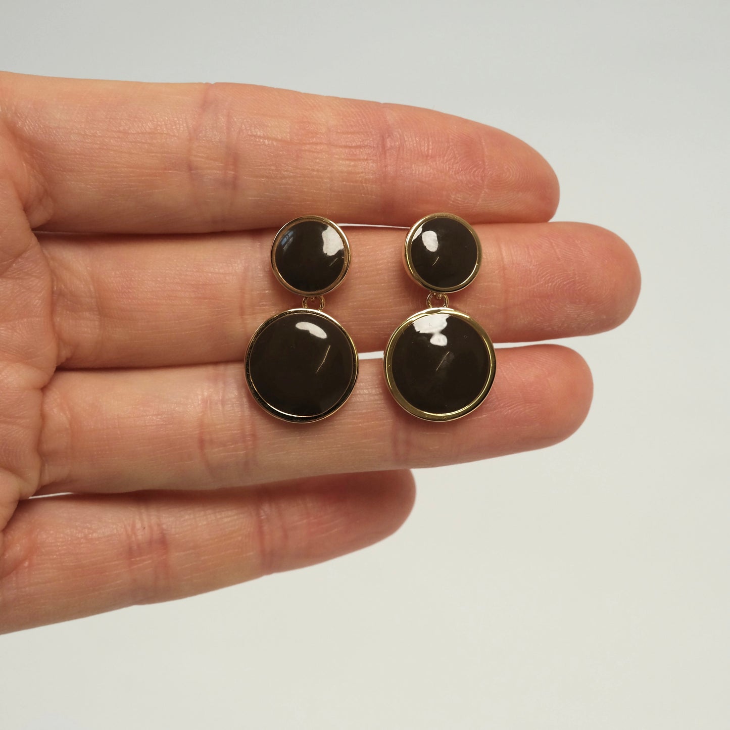 Kõrvarõngad "Brown circle"