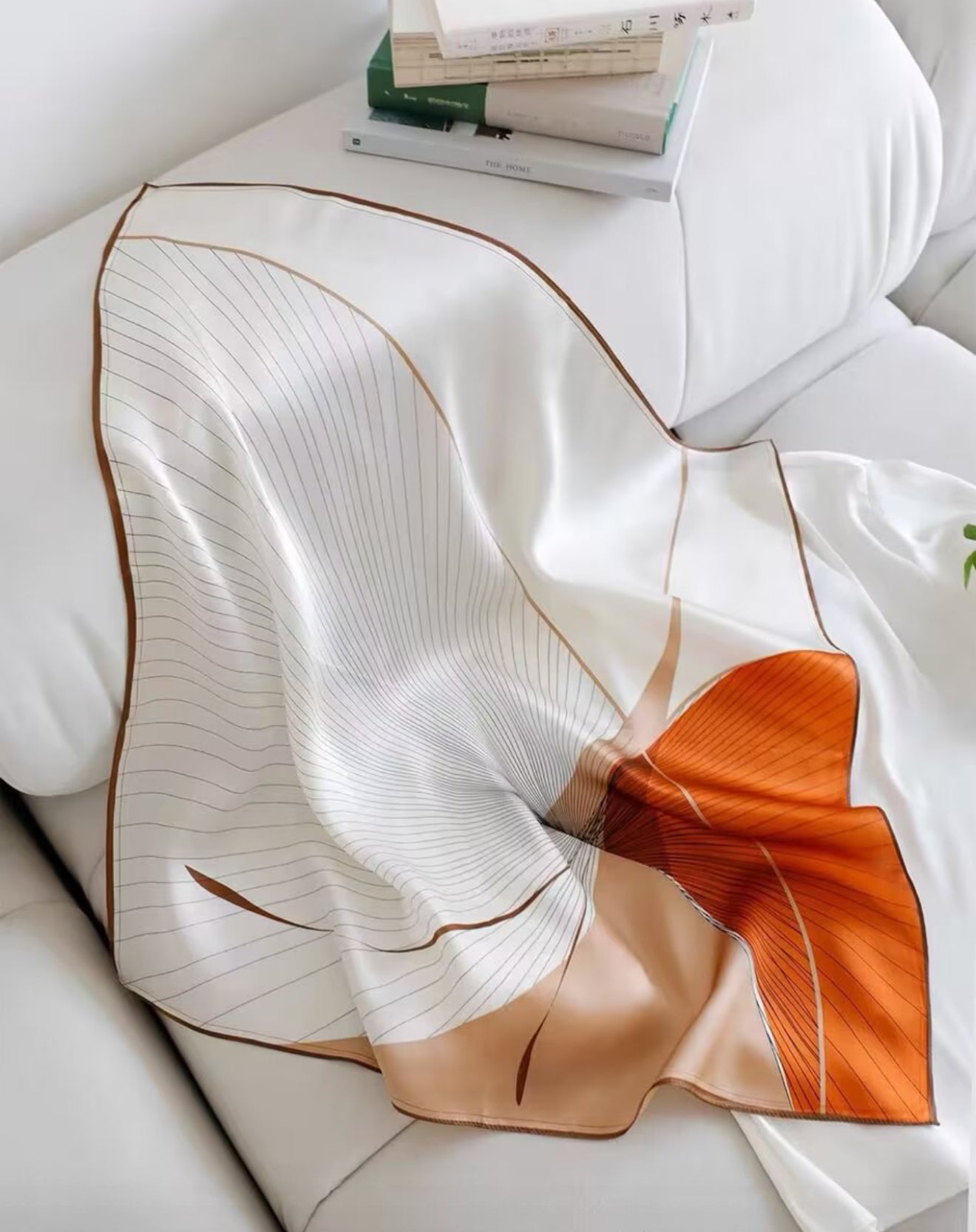 100% silk scarf "Melody"