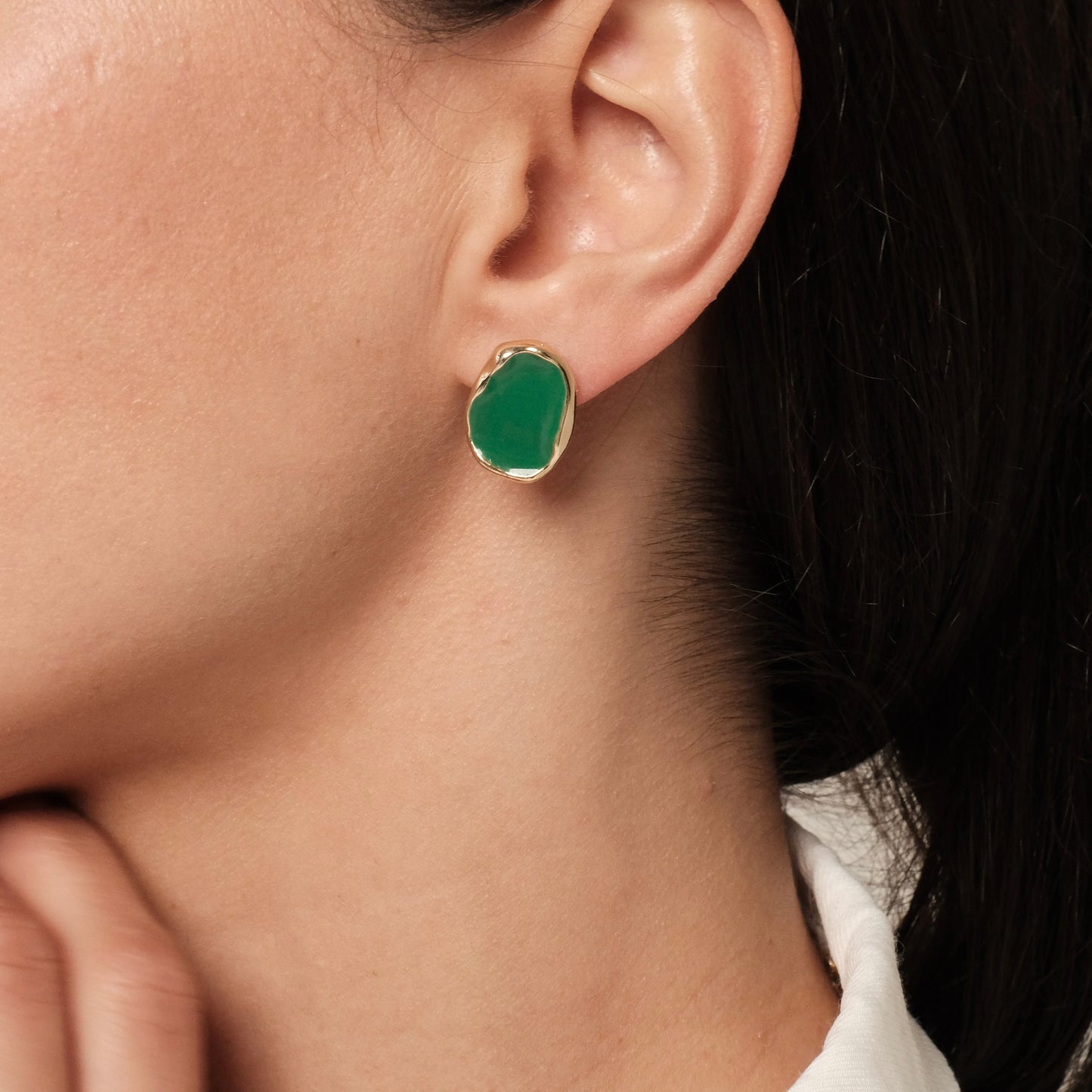 Auskarai "Flash Green"