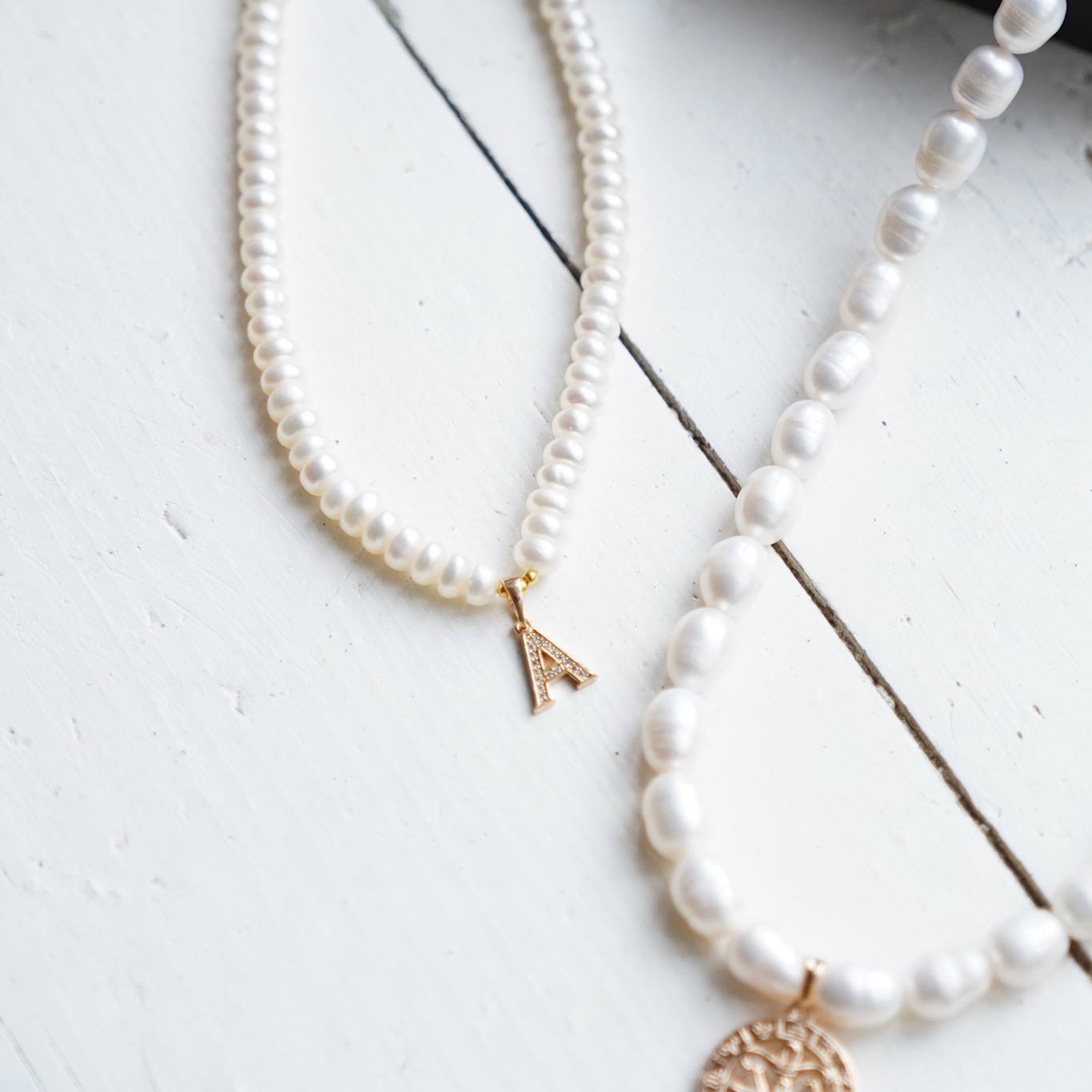 Pērļu kaklarota ar jūsu vēstuli