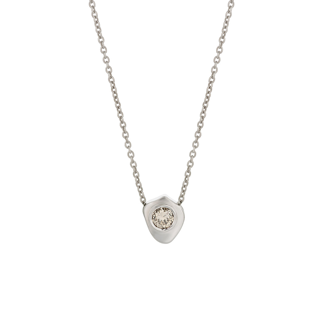 Teemant ripatsiga kaelakee