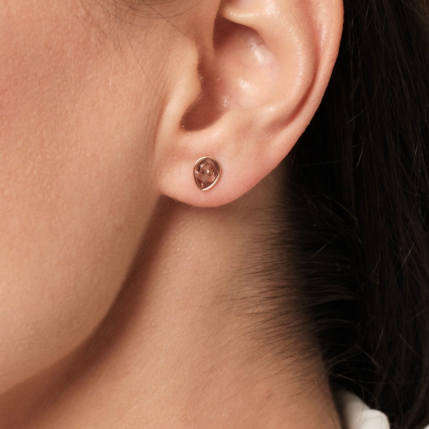 Kõrvarõngad "Pink crystal"