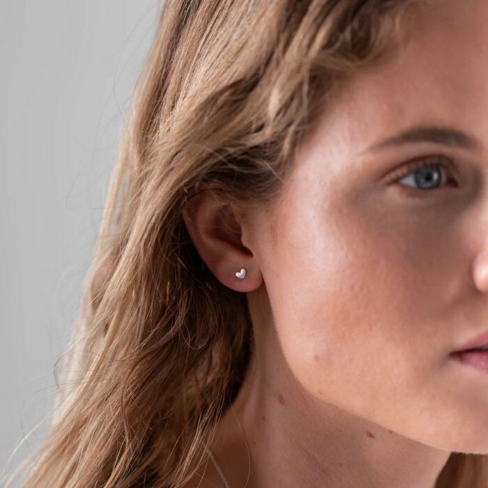 925 sterling silver earrings "Heart"