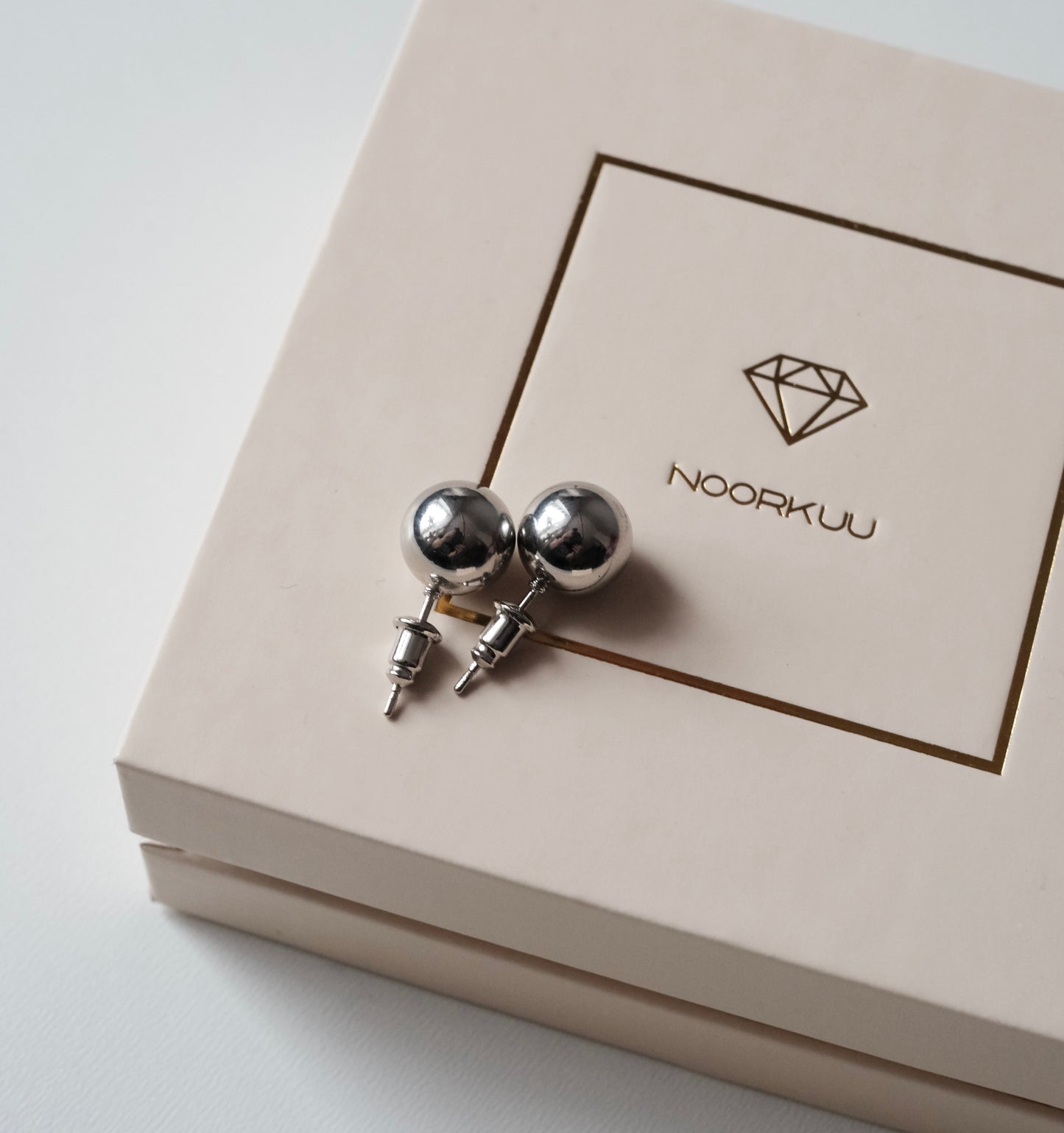 Kõrvarõngad "Bubble silver"