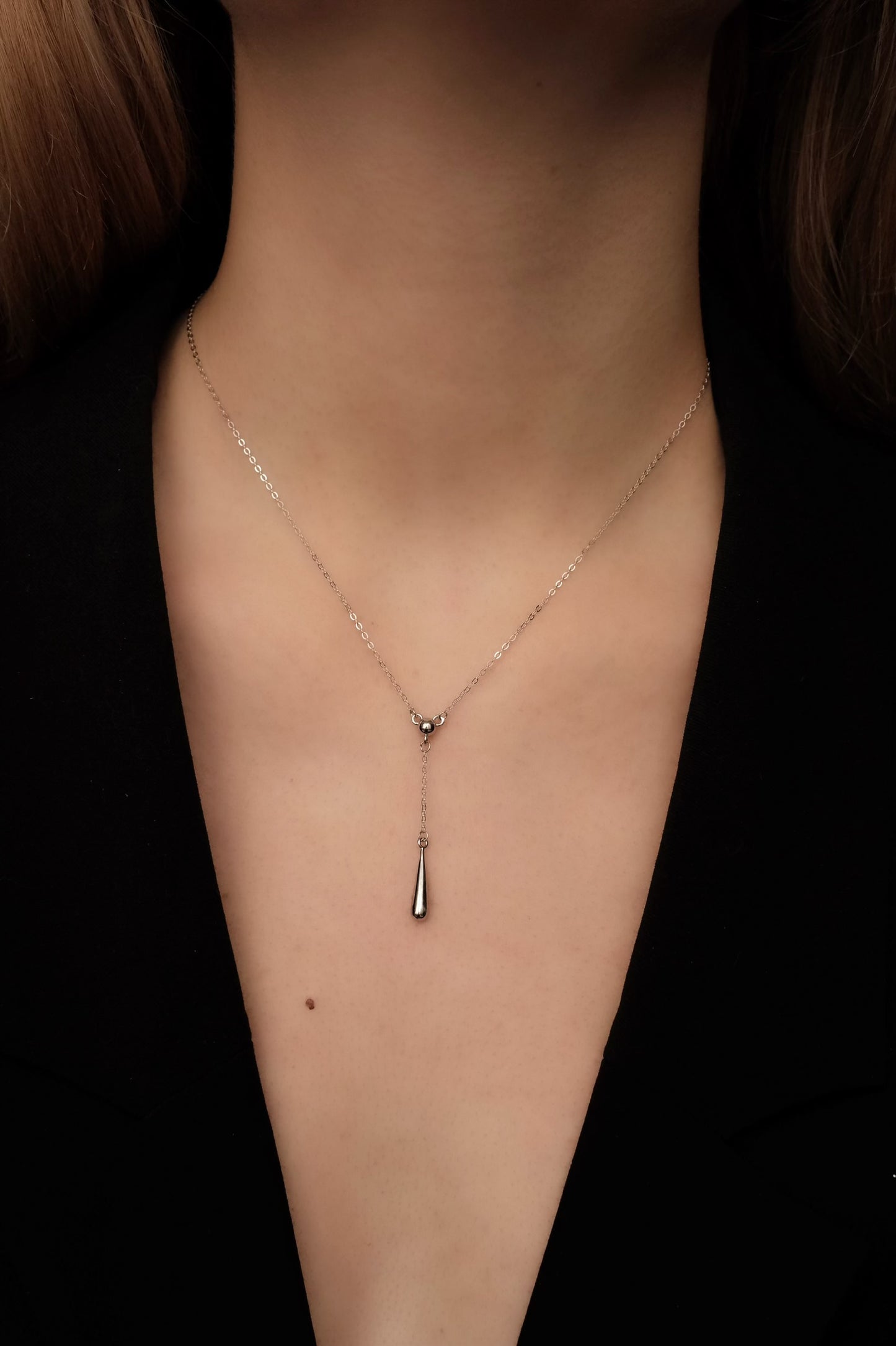 Hõbedast kaelakee "Drop"