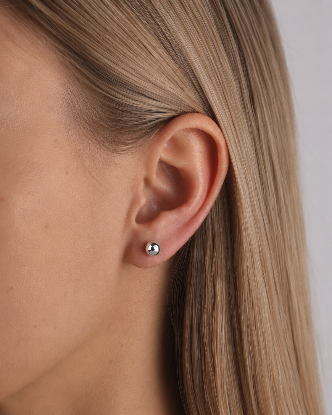 Hõbekõrvarõngad "5mm"