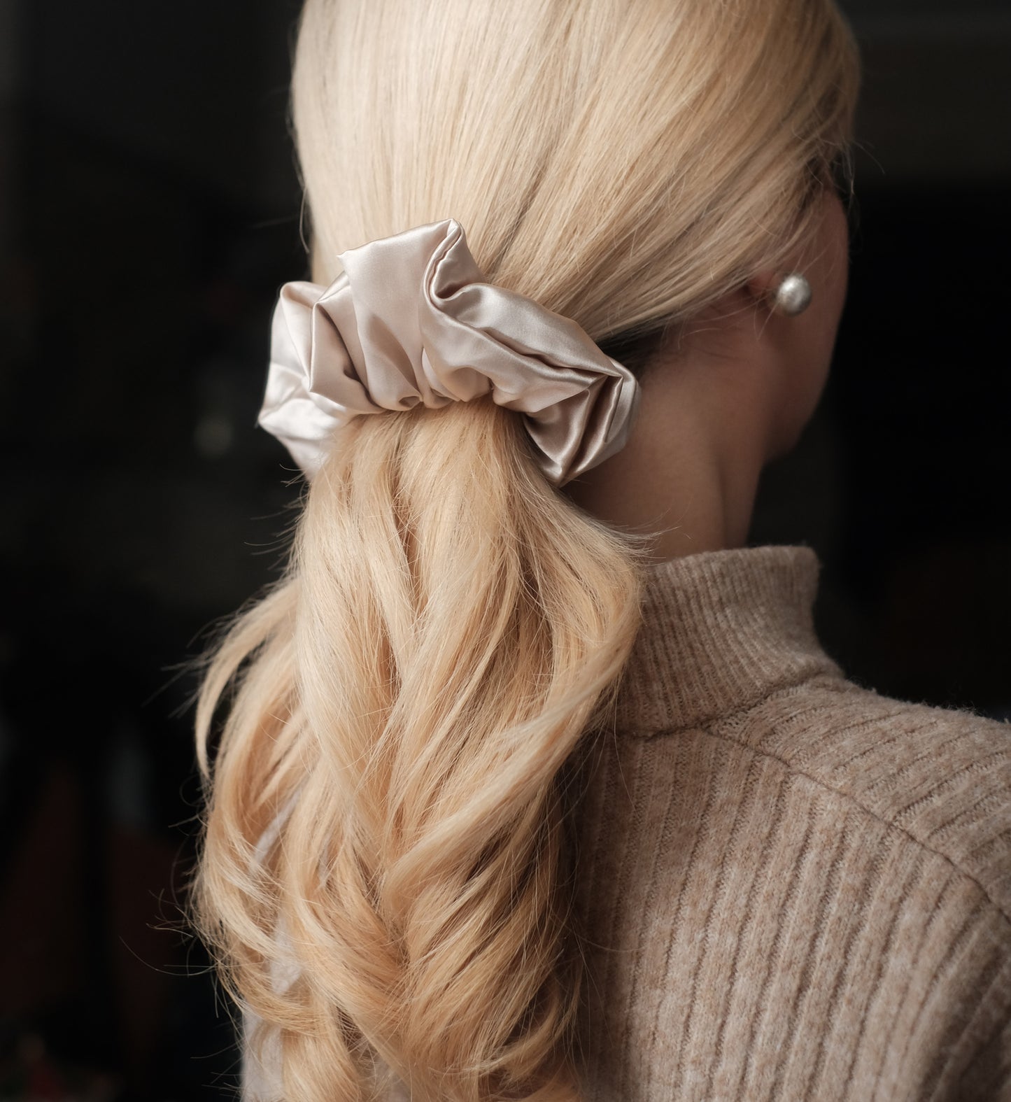 100% šilko gumytė plaukams "Champaign"