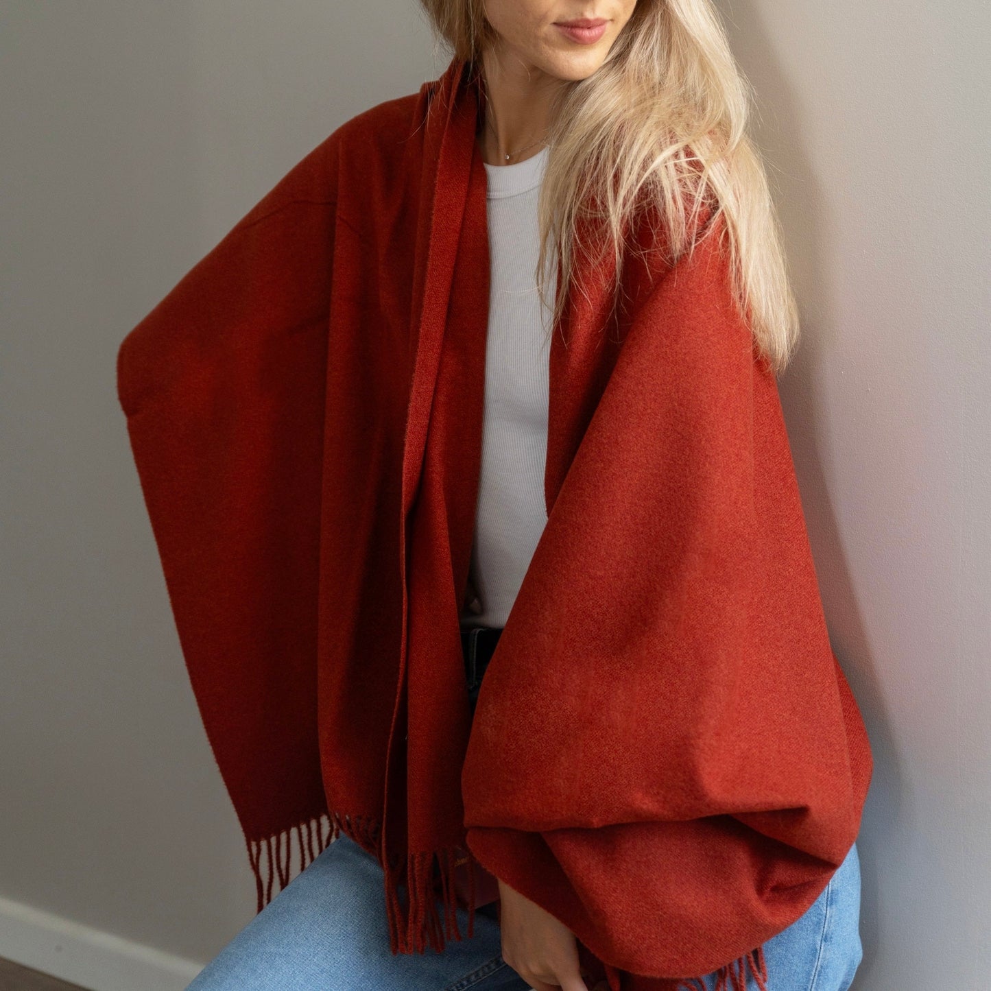 Kašmyro šalikas #Red