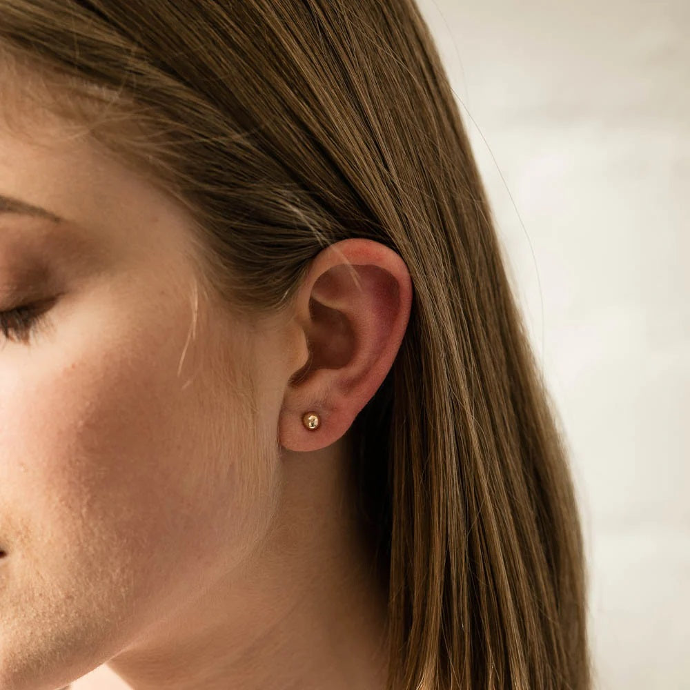 Hõbekõrvarõngad "Bubble gold"