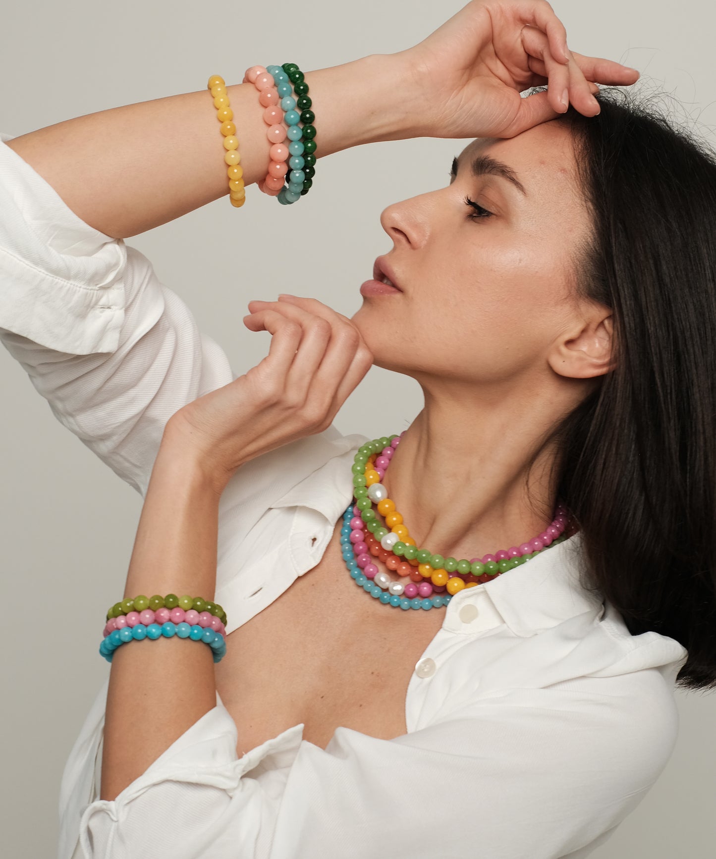 Žadeīta aproce "Cloudy"