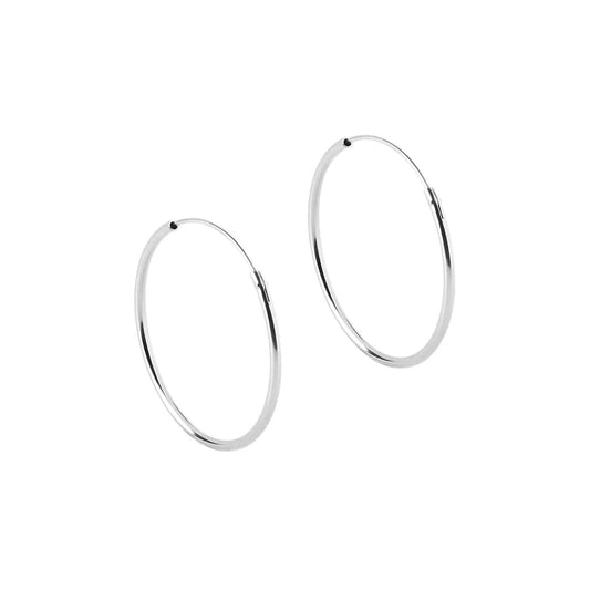 925 sterling silver earrings Hoops 3.5cm