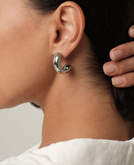 Auskarai "Silver moon"