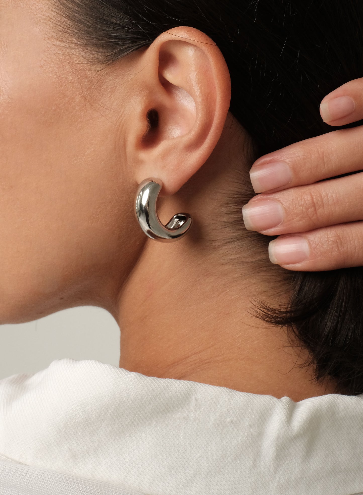 Auskarai "Silver moon"