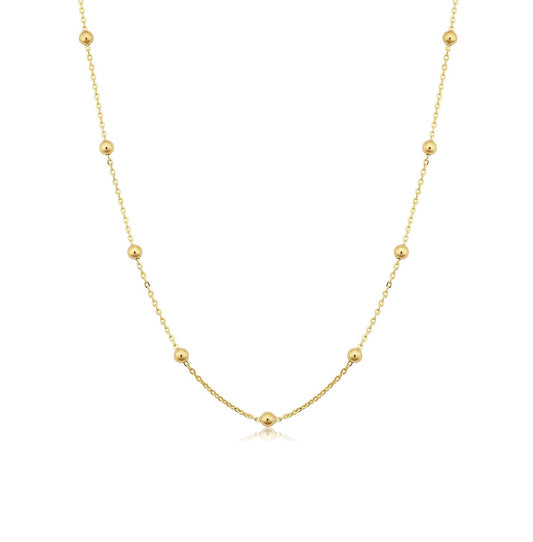 Paauksuota grandinėlė  "Bubbles"