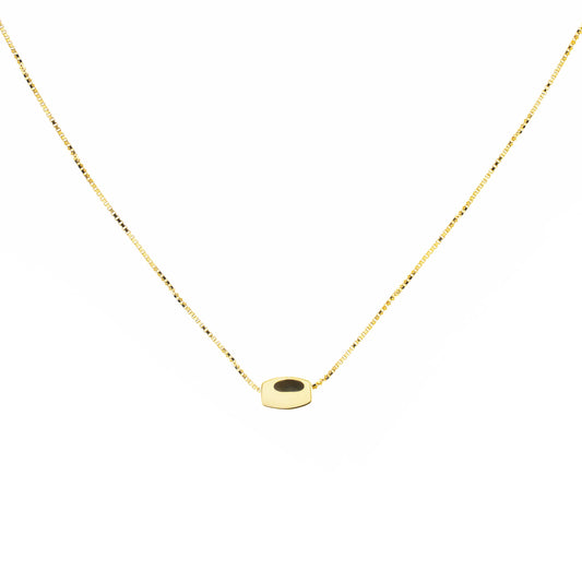 Sterling silver gold plated necklace "Tony golden"