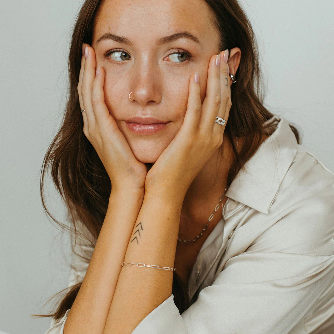 Sidabrinė apyrankė "Amina"