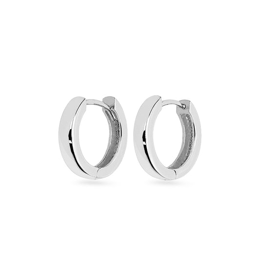 925 sterling silver earrings Hoops 1.2cm