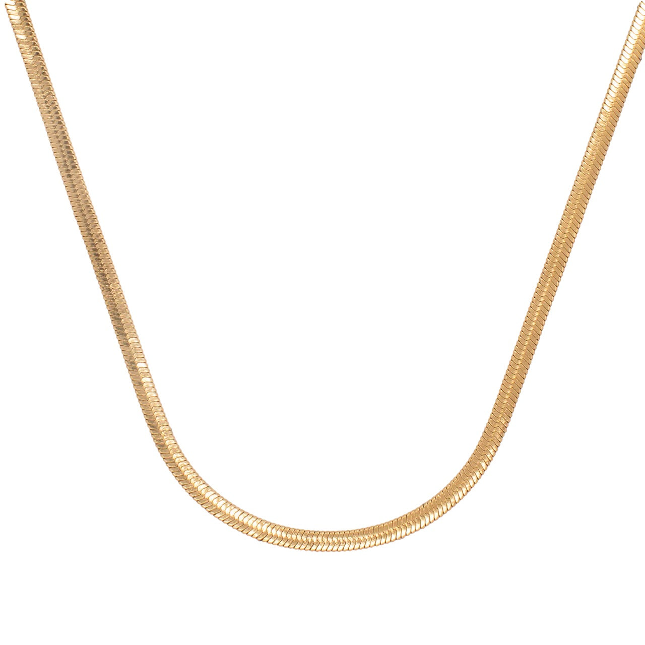 Kullatud kaelakee "Snake"