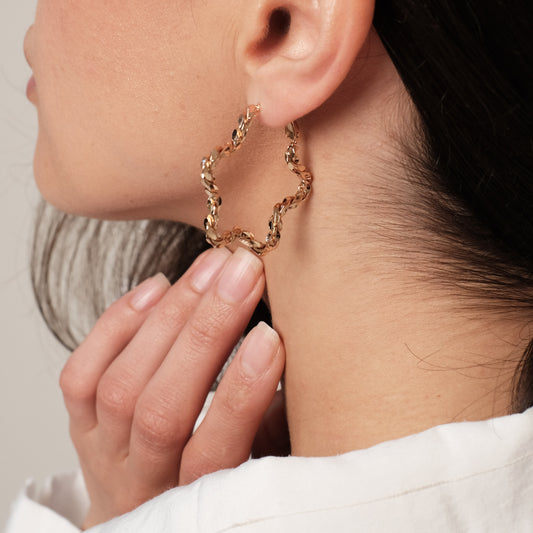 Auskarai  "Shiny stars"