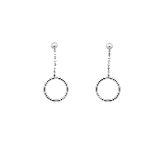 Sidabriniai auskarai "Enel silver"