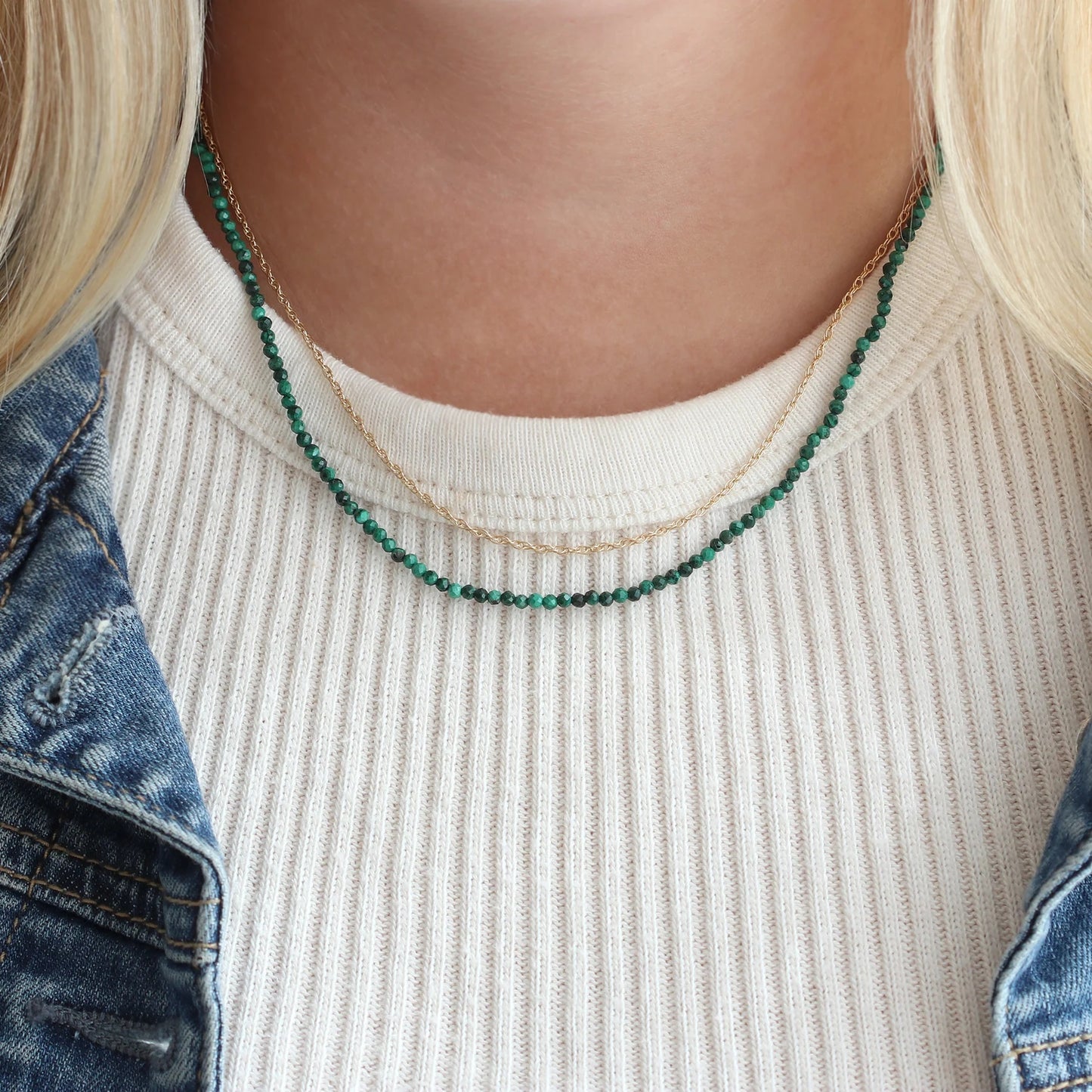 Malachite necklace