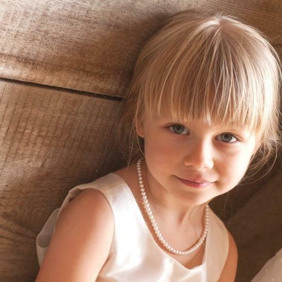 Natural pearl necklace, 5-6mm