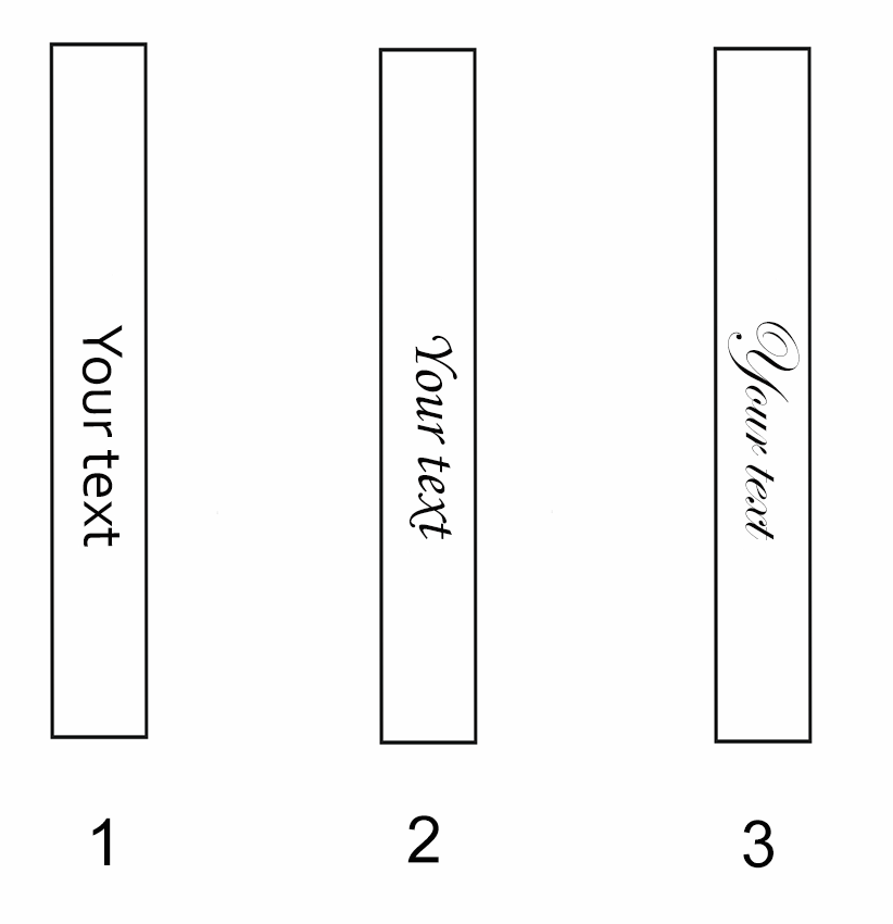 Gold plated pendant with Your engraved text