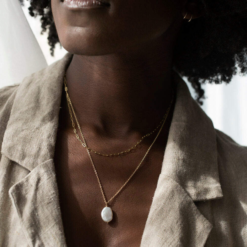 Kaklarota ar dabīgu pērli