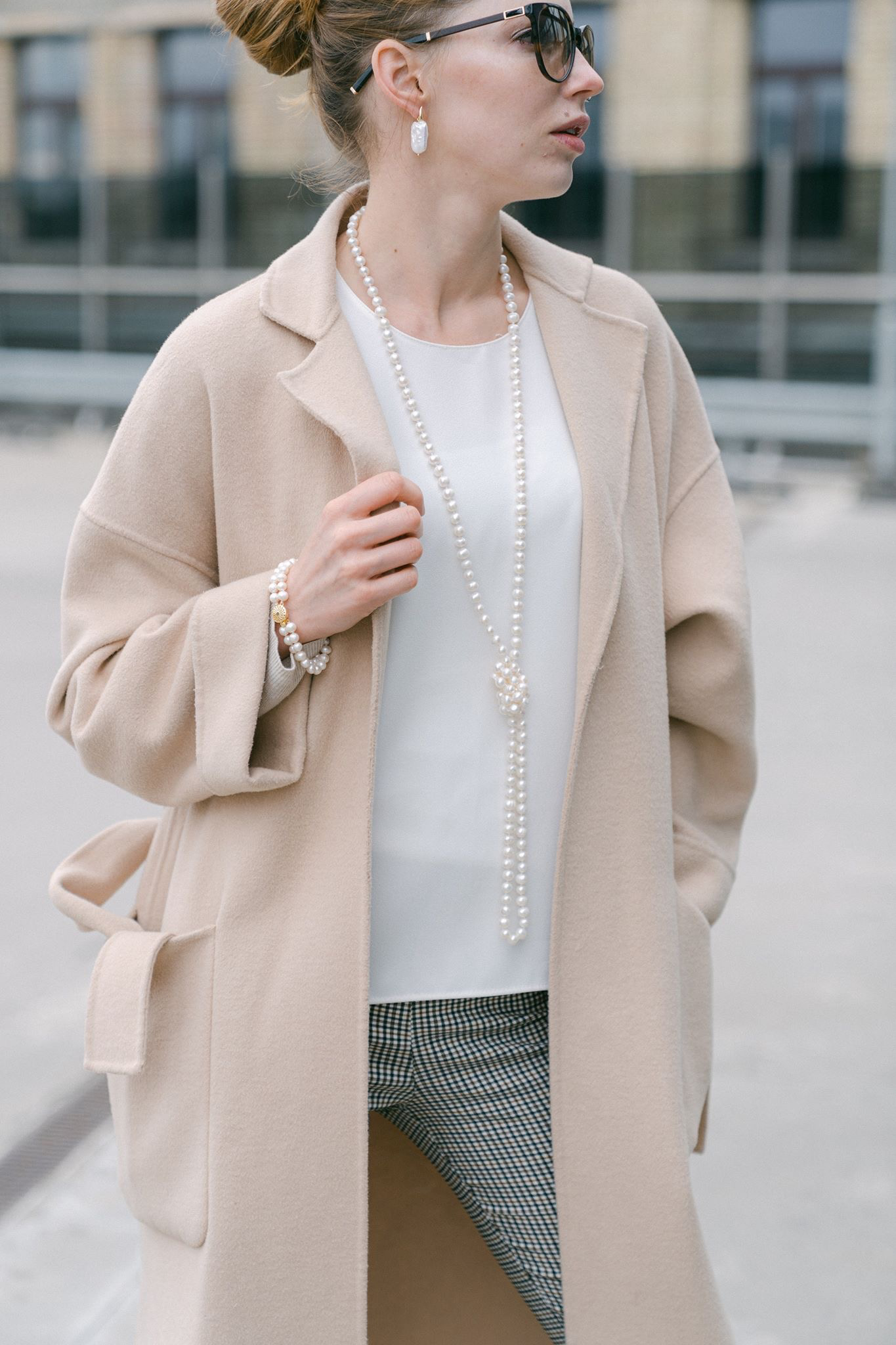 Hõbekõrvarõngad pärliga