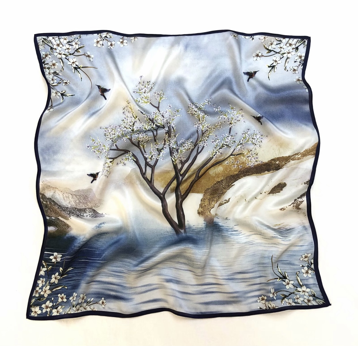 100% šilkinė skarelė "Windy"