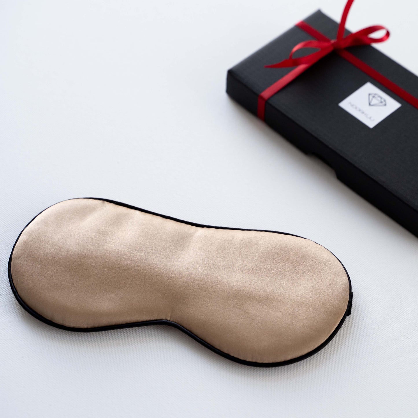 100% zīda miega maska "Kapučīno"