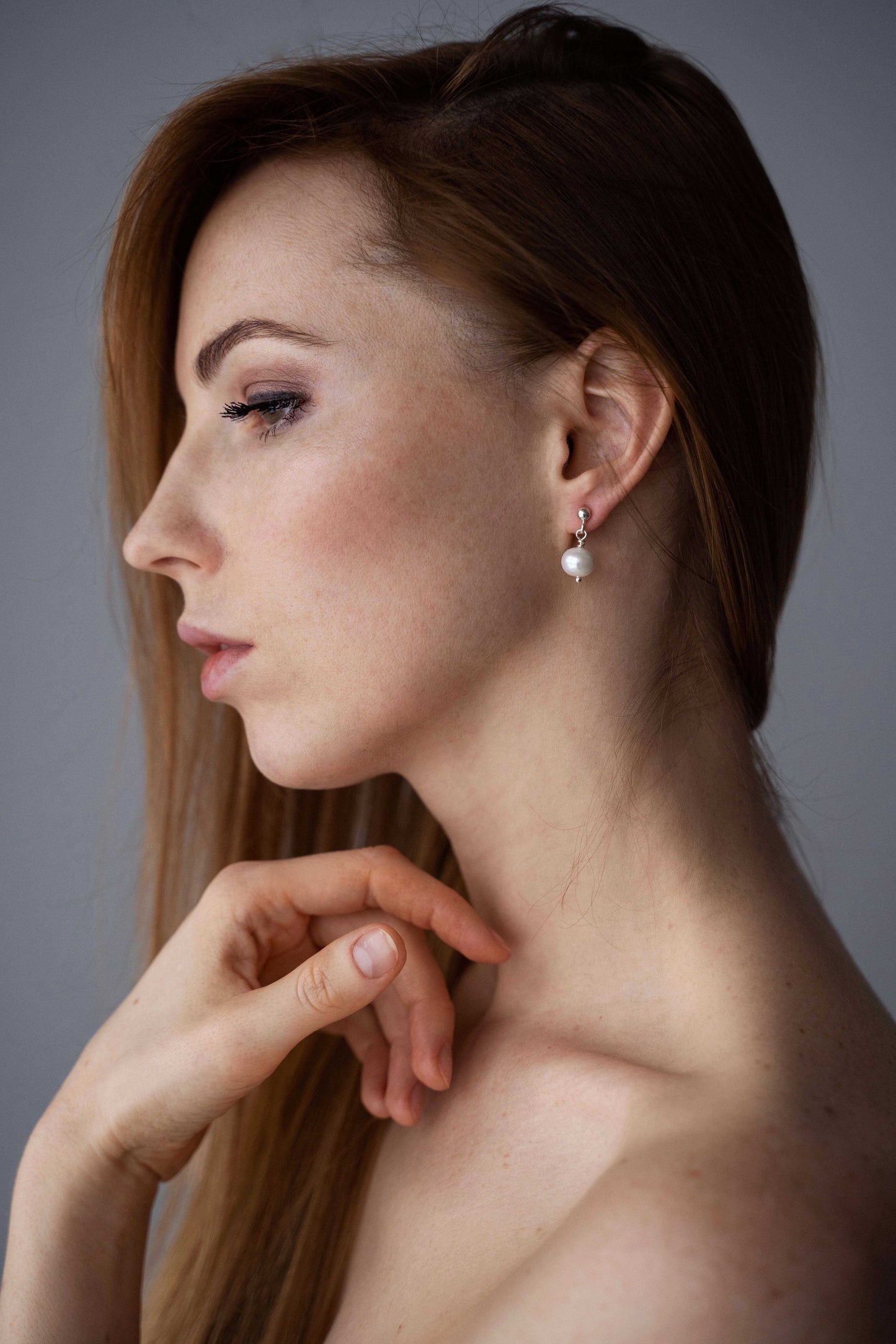 Pärliga kaunid  hõbekõrvarõngad