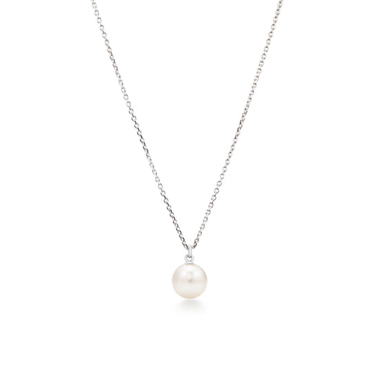 Elegant 925 sterling silver pendant with natural pearl