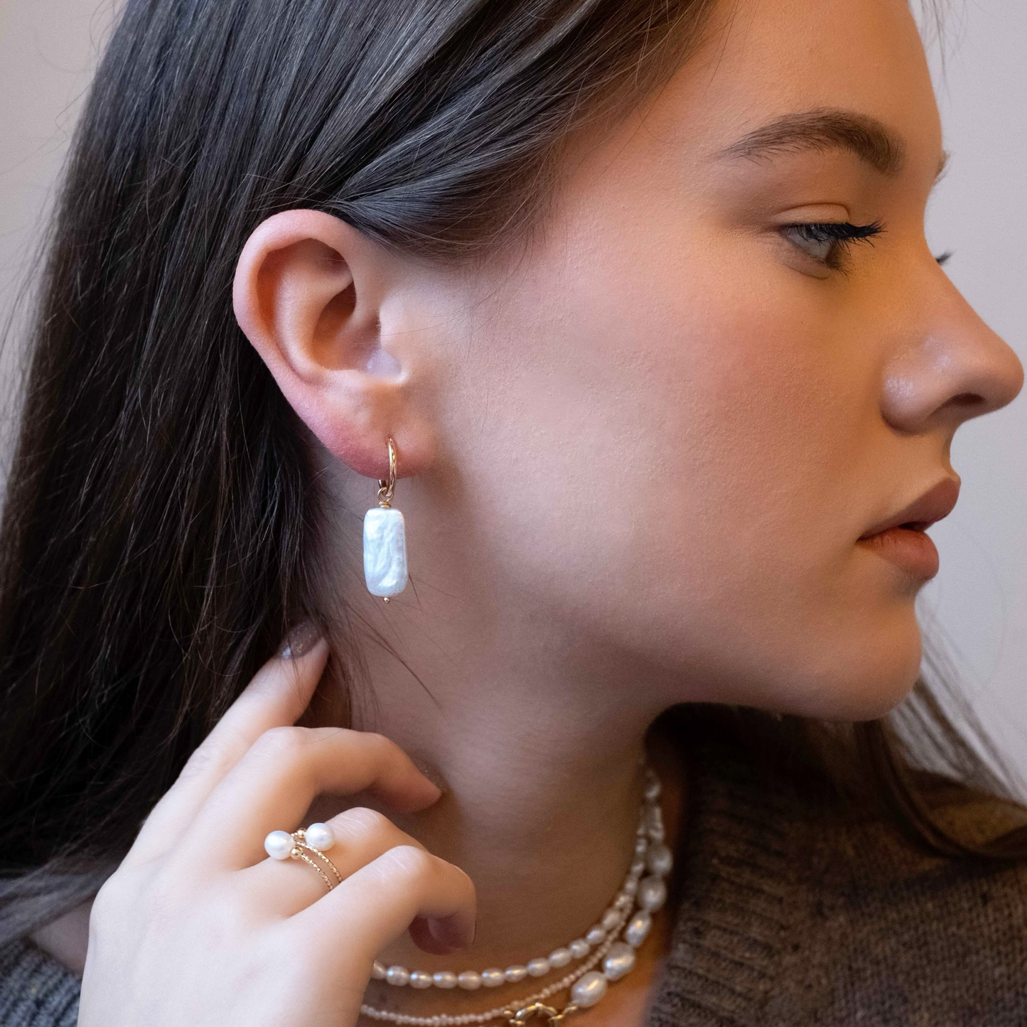 Asymmetrical earrings "Rudy"