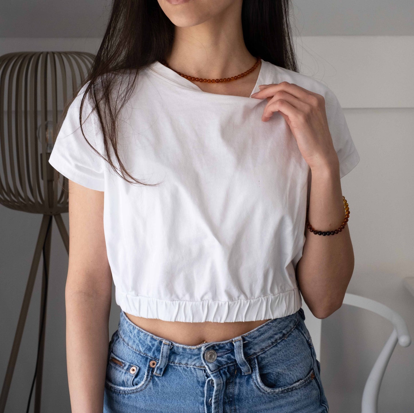 Dabīgā dzintara rokassprādze "Dolce"