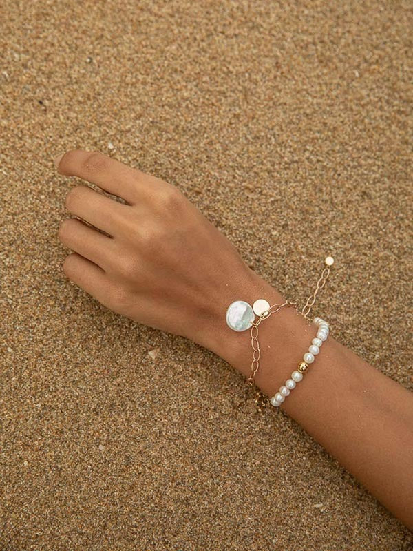 Natural pearl bracelet "Bella"
