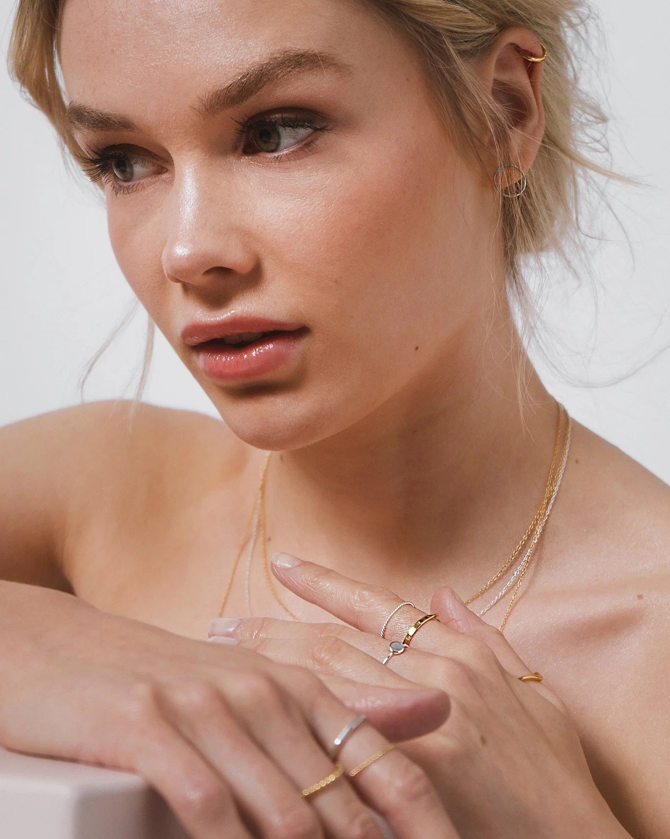 Hõbekõrvarõngad "Circle"