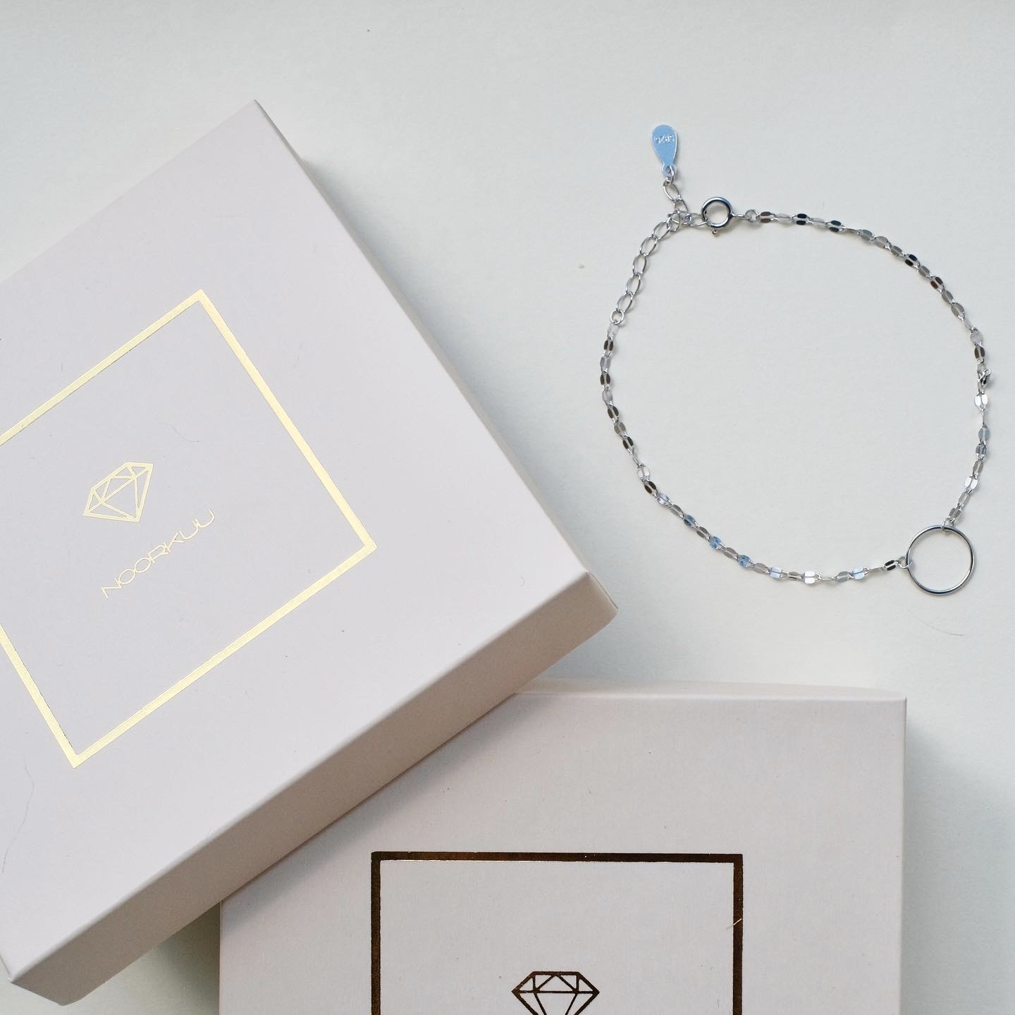 Silver bracelet "Eternity"