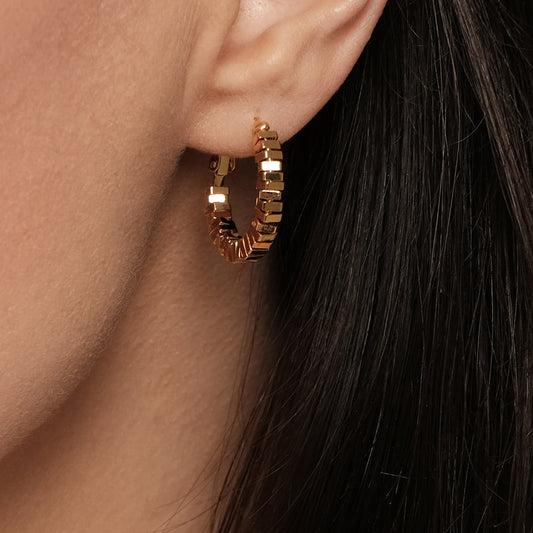 Earrings "Golden Hoop 1"