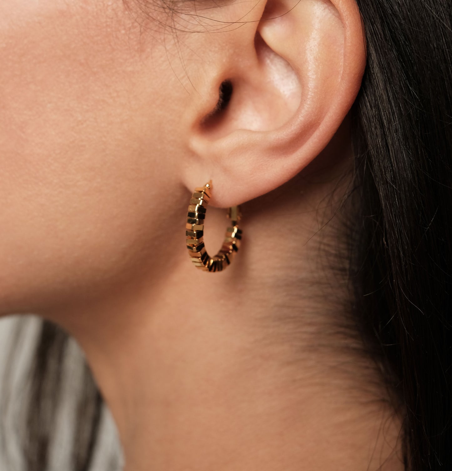 Earrings "Golden Hoop 1"