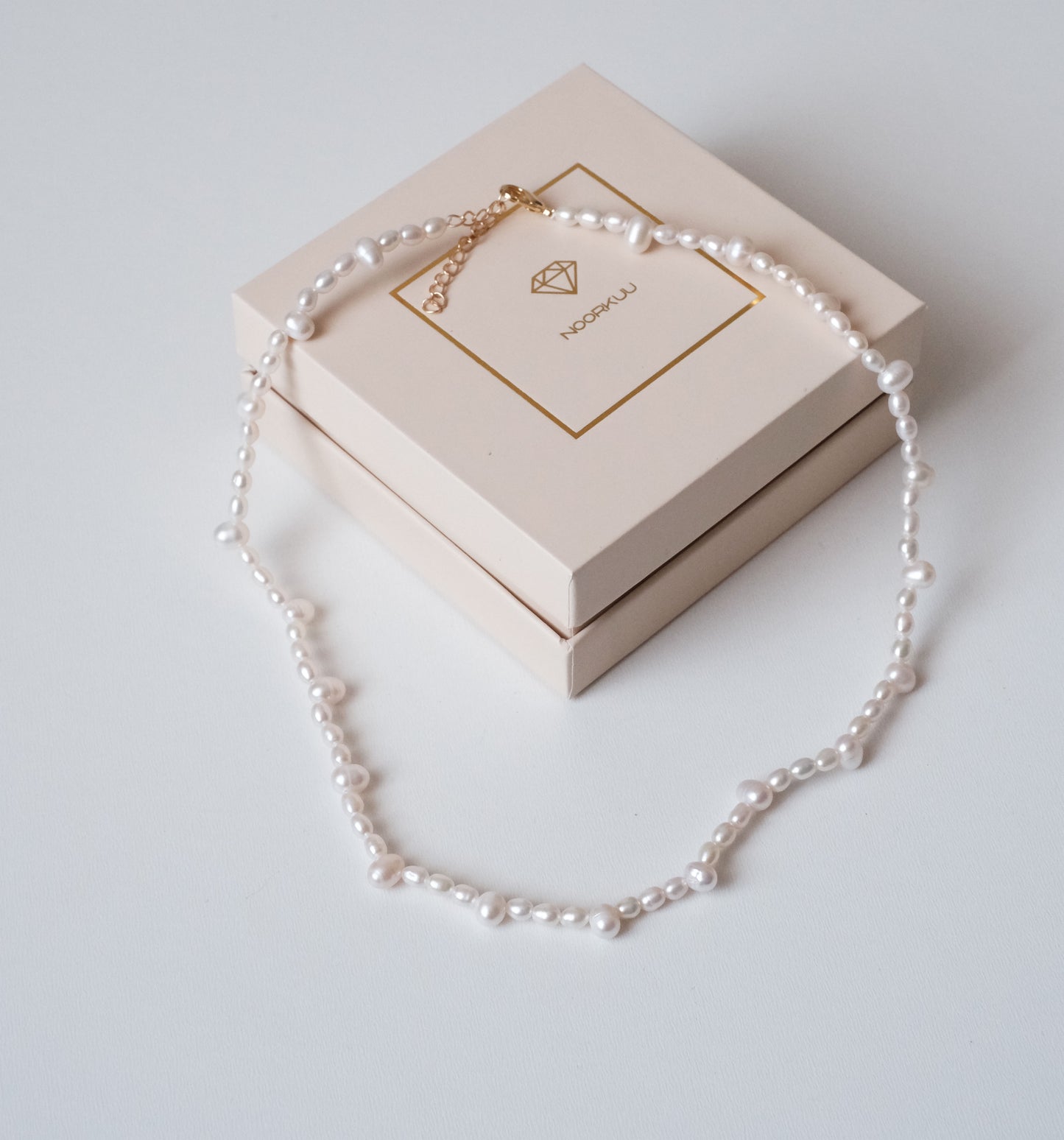 Natural pearl necklace Anitella