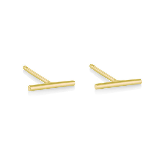 925 sterling silver gold plated earrings Sticks