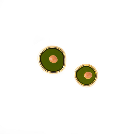 Earrings "Leila green"
