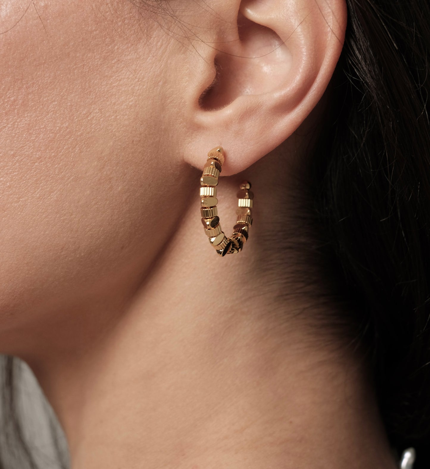 Earrings "Golden Hoop"