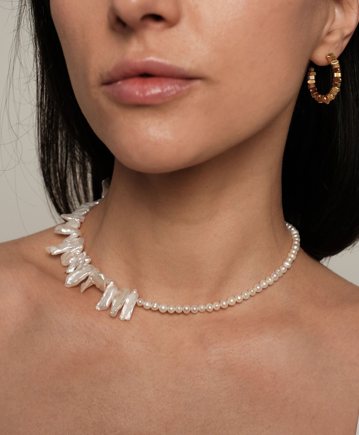 Earrings "Golden Hoop"