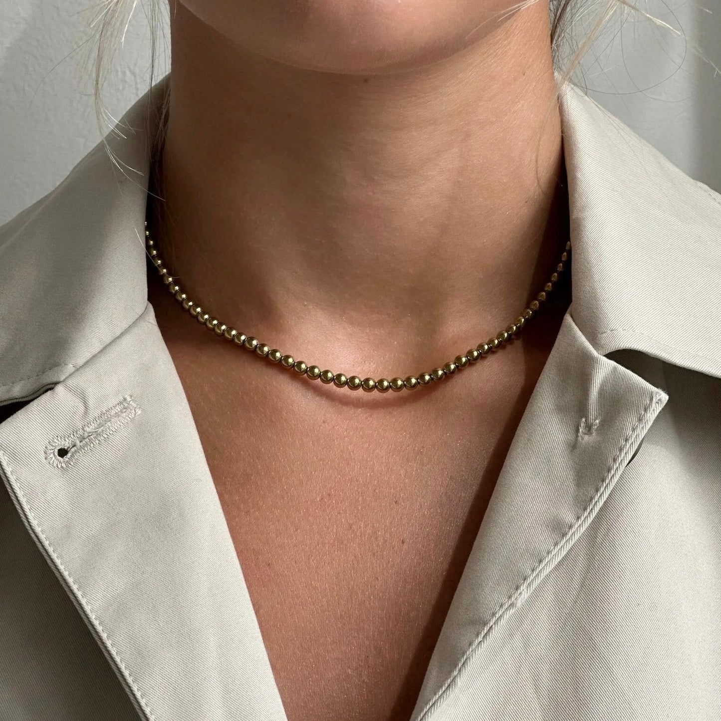 Hematite necklace "Round"