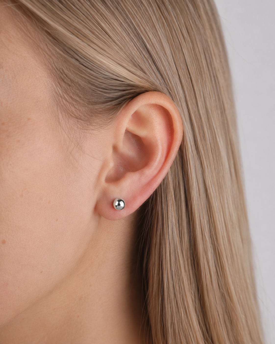 Hõbekõrvarõngad "5mm"
