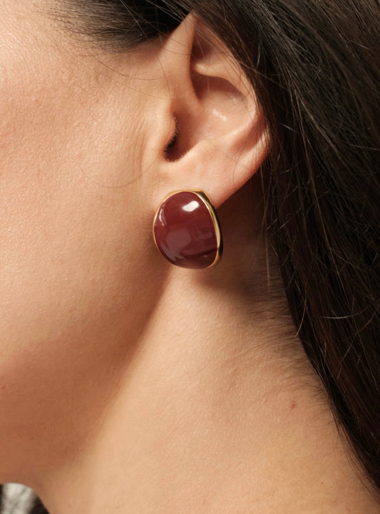 Kõrvarõngad "Dark red"