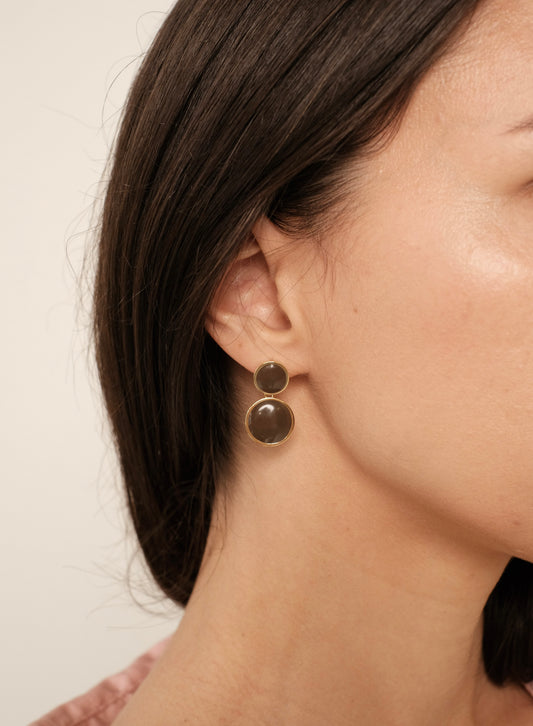 Kõrvarõngad "Brown circle"