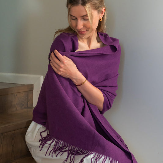 Kašmyro šalikas #Berrywine